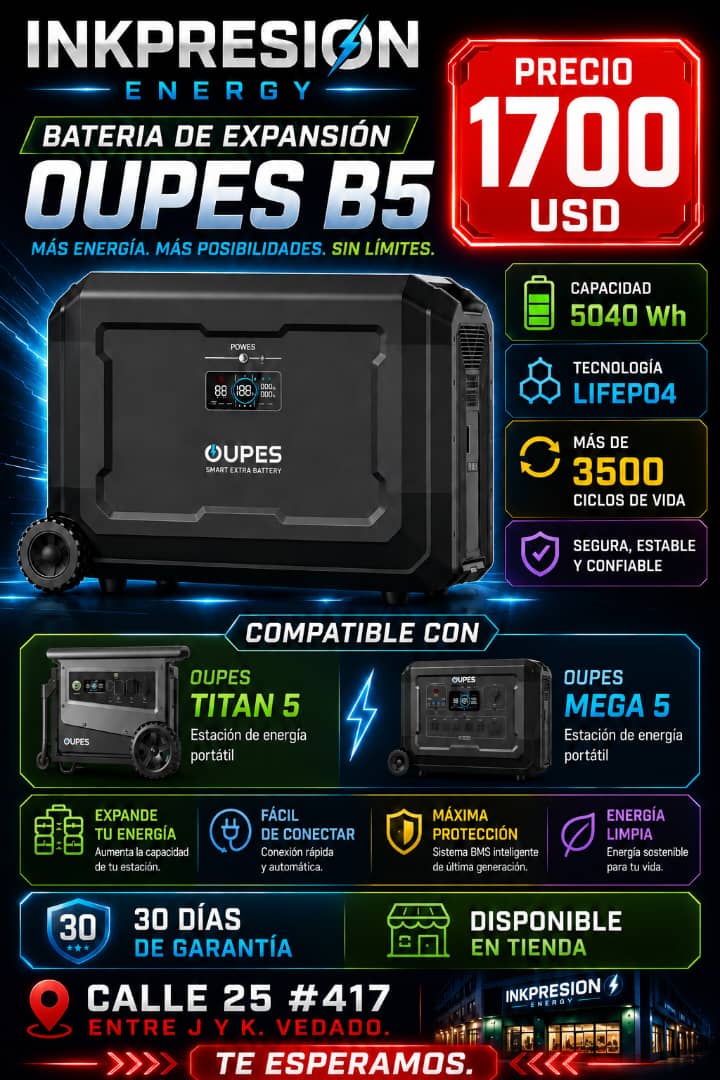 Batería de expansión OUPES B5